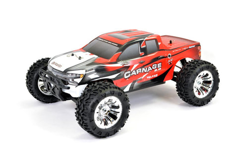 FTX Carnage 2.0 1/10 Brushed 4WD Truck Red RC Cars FTX 