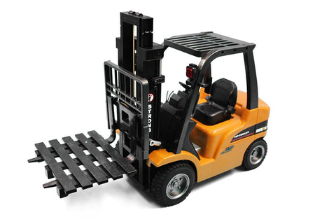 HuiNa 1/10 Fork Lift with Die Cast Parts Tanks & Construction HuiNa 