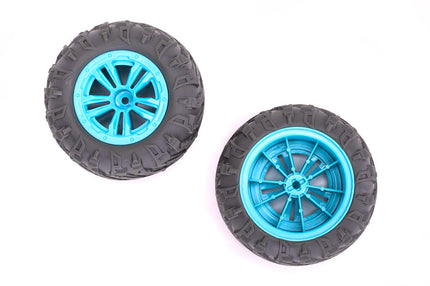 RC Geeks | RCG Racing Wind Speed/Storm Rider Wheels & Tyres Blue (4pcs)