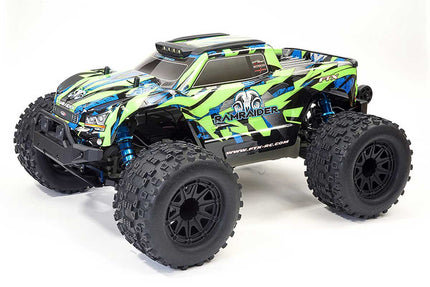 RC Geeks | FTX RamRaider 1/10 Brushless Monster Truck - Green/Blue